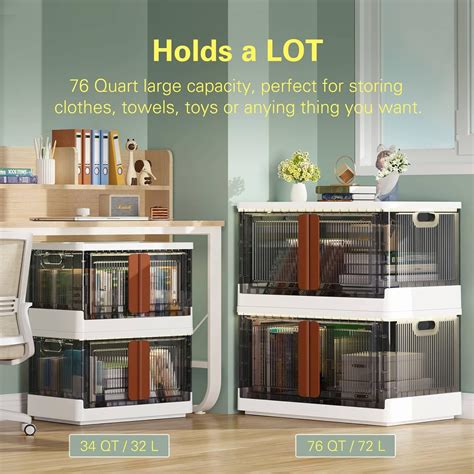 Buy ciecie 76 Quart X-Large Plastic Storage Bins with Lid, Extra Large ...