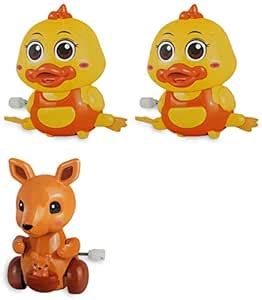 Buy Khushi Colorful Cute Animal Moving Toys for Kids - Set of 3 Online ...