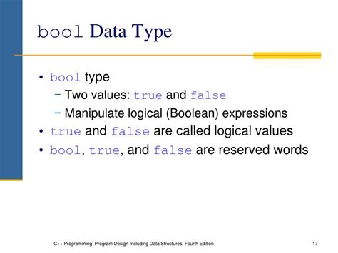 Data Types Bool 的图像结果