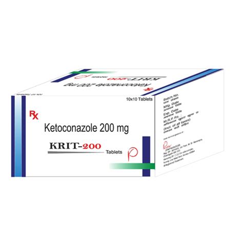 Krit 200 - Ketocanazole 200mg - Krishlar Pharmaceutical