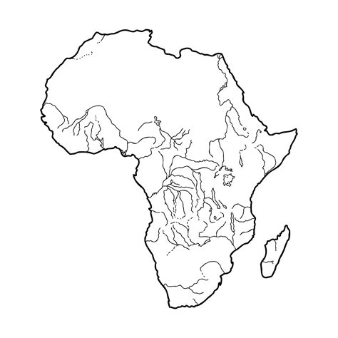 africa map vector sketch 7312360 Vector Art at Vecteezy