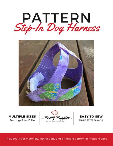 Free Dog Harness Sewing Pattern - Pattern Matching Algorithms