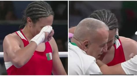 Imane Khelif Breaks Down In Tears After Beating Opponent Who Portrayed ...