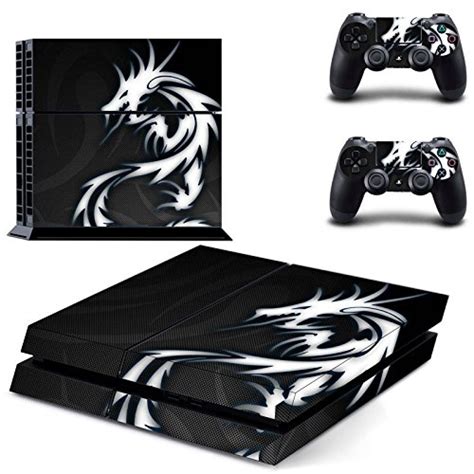 Hytech Plus Black Dragon Theme Skin Sticker Cover for PS4 Console and ...