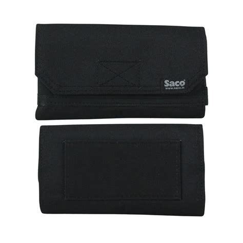 Saco Horizontal Mobile Phone Pouch for Men Belt, Rugged Nylon Dual ...