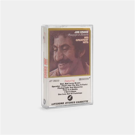 Jim Croce - Photographs & Memories (His Greatest Hits) Cassette Tape