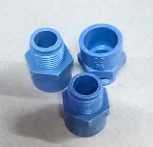 Pipe Fitting PVC MTA 20mm (3 Pcs) Gray Colour : Amazon.in: Industrial ...