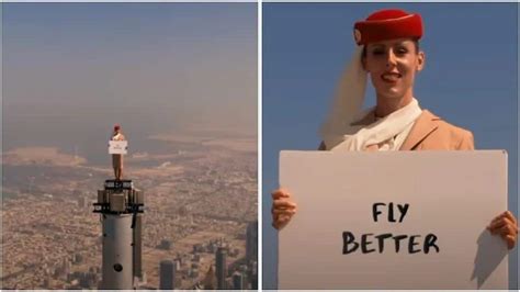 ‘On top of the world’ literally! Woman stands on tip of Burj Khalifa in ...