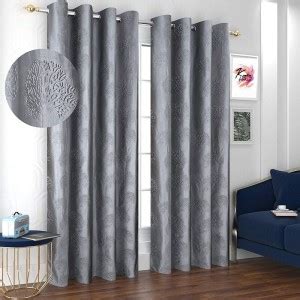 Kraftiq Homes 152 cm (5 ft) Polyester Semi Transparent Window Curtain ...