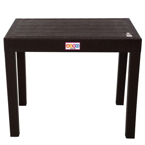 AVRO FURNITURE Nexa Dining/Office Table | Wooden Texture on Top ...