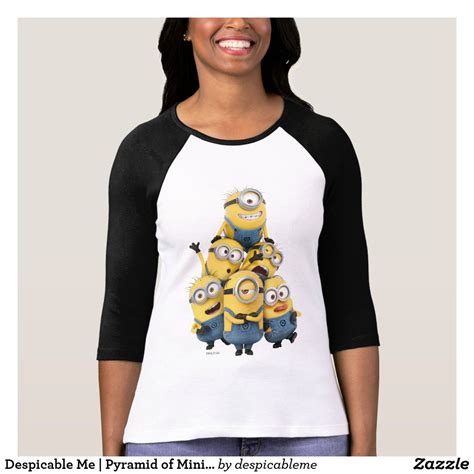 Despicable Me | Pyramid of Minions T-Shirt | Casual wardrobe, T shirts ...