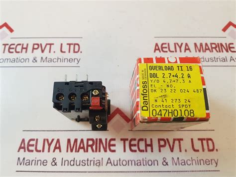 Danfoss ti16 thermal overload relay – Aeliya Marine Tech
