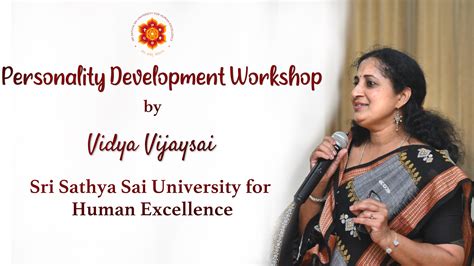 Sri Sathya Sai University for Human Excellence | Personality ...