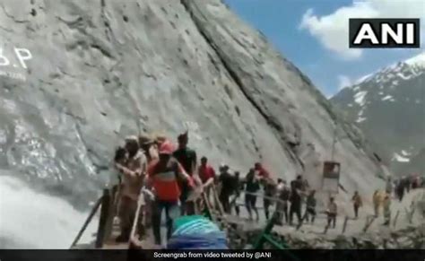 मौसम हुआ खराब, अमरनाथ यात्रा आज के लिए स्थगित | amarnath yatra ...