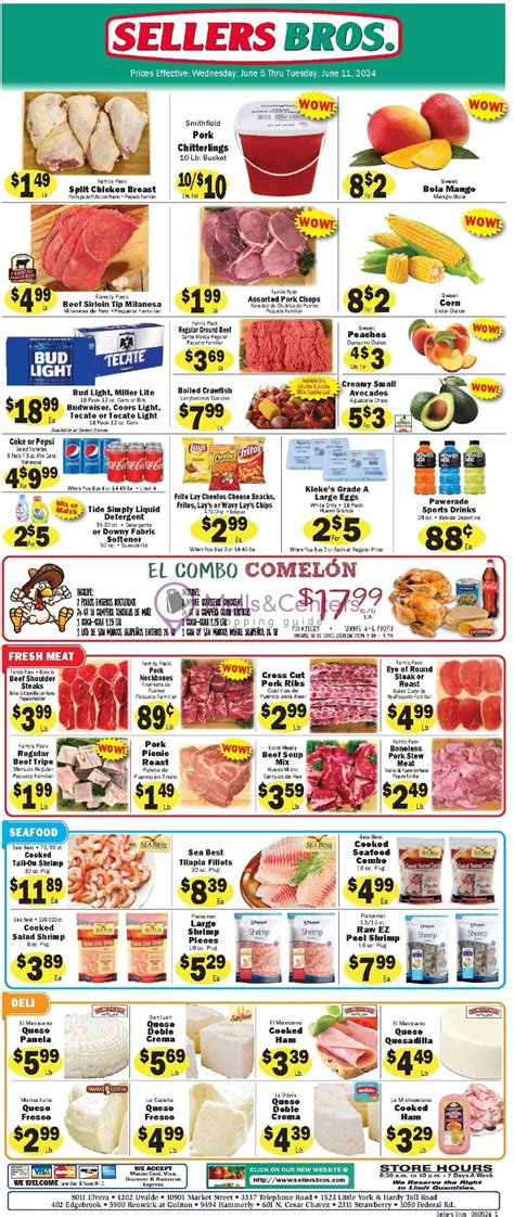 Sellers Bros. Weekly Ad, from Wed, 6/5/2024 - sales & flyers specials ...