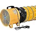 Global Industrial Portable Ventilation 12" Fan with 32' Flexible ...