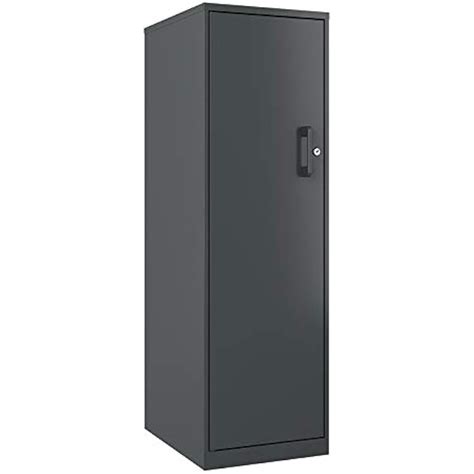 Hirsh Industries Metal 4 Shelf Storage Locker Cabinet, Charcoal, India ...