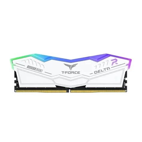 TeamGroup T-Force Delta RGB 16GB (16GBx1) DDR5 CL38 6000MHz (White)