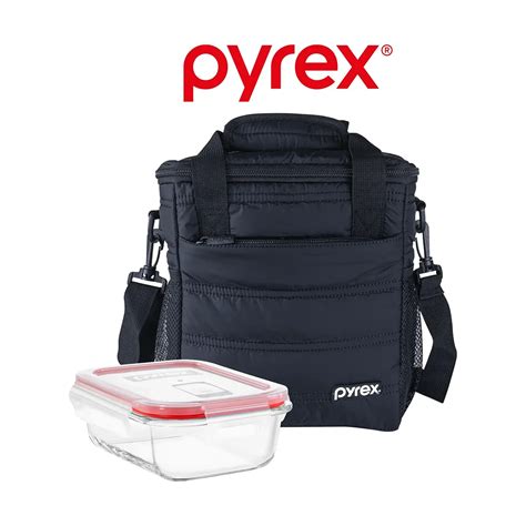 Lonchera Térmica Ejecutiva Pyrex | Con Taper Rectangular 650 ml ...