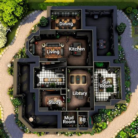 Victorian Gothic House Floor Plan