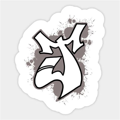 Graffiti Letter J Sticker - Custom Sticker Shop | Sticker Mule