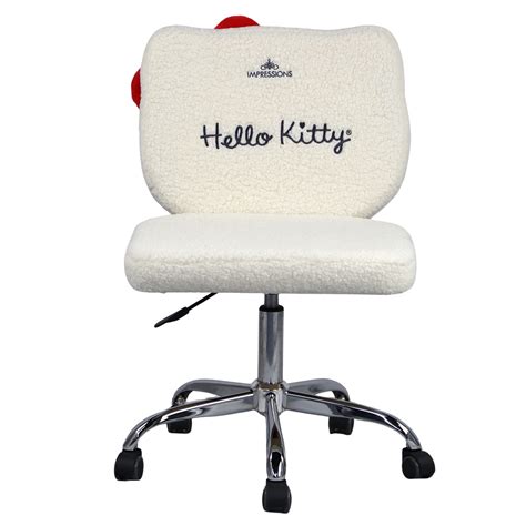 Hello Kitty® Sherpa Swivel Vanity Chair – Impressions Vanity Co.