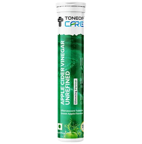 ToneOp Care Effervescent Tablet Apple Cider Vinegar Green Apple ...