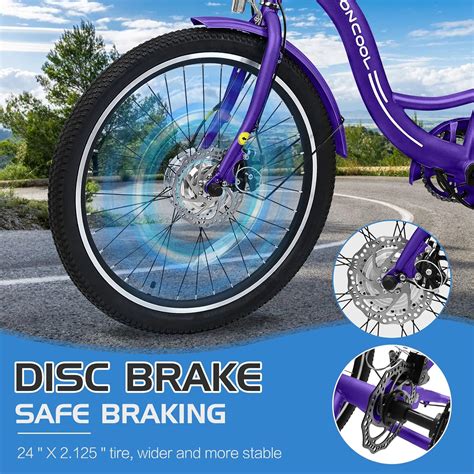 Buy DoCred Electric Tricycle for Adults, 350W 36V 7 Speeds Electric ...