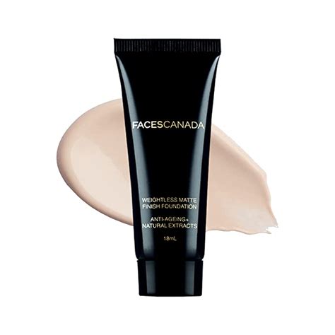 Buy FACES CANADA Weightless Matte Finish Foundation - Ivory 01, 18 ml ...