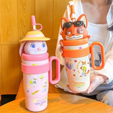 Zootopia Insulated Sipper 800ml Big Tumbler | Cute Gift for Girls ...