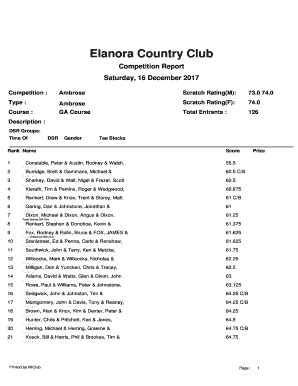 Elanora Country Club Membership Fees Pdf - Fill Online, Printable ...