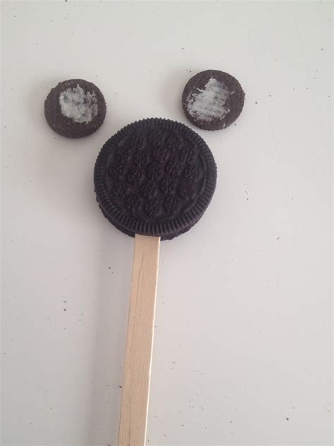 Image result for Mickey Mouse Oreo Tutorial