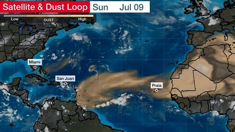 Saharan Dust Making Its Way Toward Florida - Videos from The Weather ...