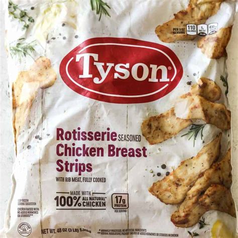 Tyson Rotisserie chicken breast strips - Air Fryer Chicken Recipes
