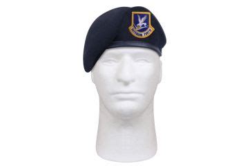 Rothco Inspection Ready Beret With USAF Flash - Midnight Navy Blue | Up ...