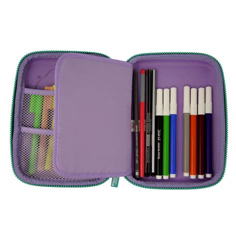 Buy Smily Sparkle Pencil Case Space Kitty Theme For School Kids Online ...