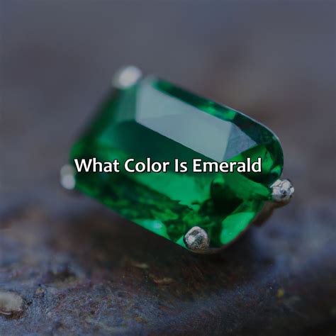 What Two Colors Make Emerald at Joan Dudley blog