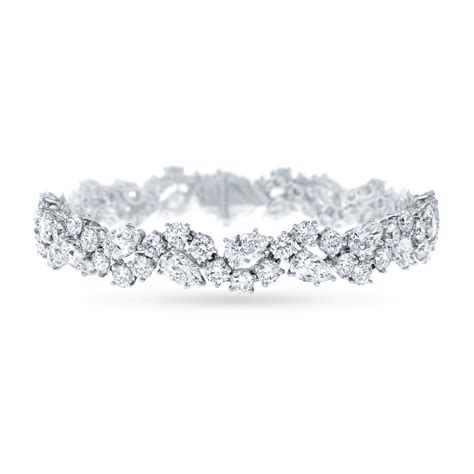 Bracelet Winston Cluster en diamant, Small | Harry Winston