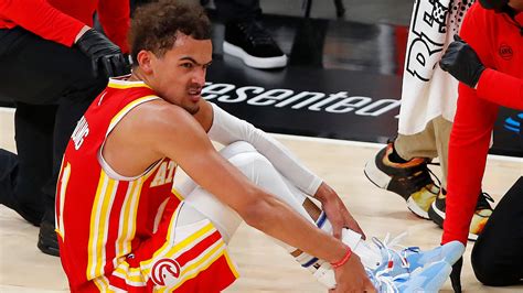 Hawks' Trae Young sidelined in Game 5 vs. Bucks with foot injury