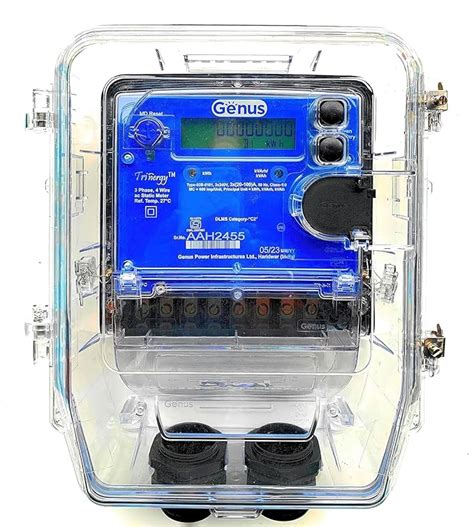Genus Meter 3-Phase Multi-Function LCD Display -3x240V, 3X(20-100) Amp ...