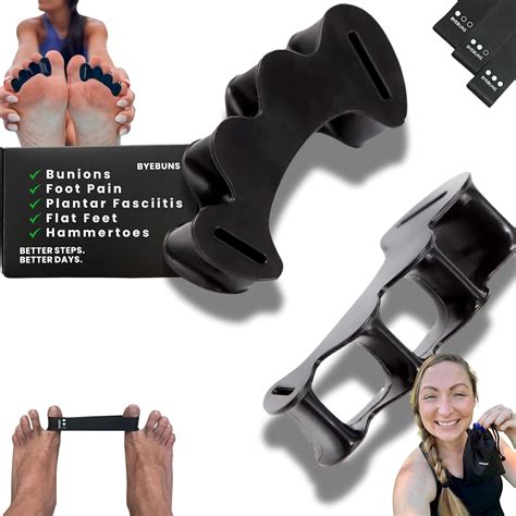 Amazon.com : BYEBUNS Toe Spacers - Toe Separators for Bunions, Correct Alignment, Athletics ...