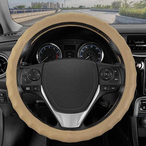 Auto Oprema Car Finger Grip Steering Wheel Cover - Leather, Breathable ...