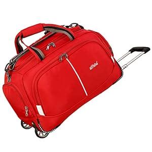 Buy alfisha Nylon 55 litres Waterproof Strolley Travel Duffle Bag- 2 ...