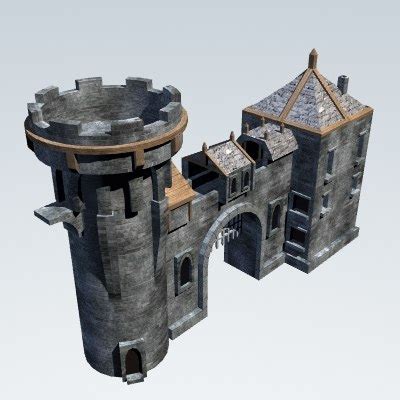 Image result for Castles Gates 3DS Max Tutorials