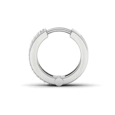 Buy Opis Silver Hoop Earrings For Men Online - Zevar Amaze
