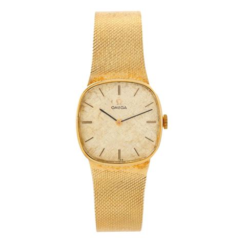 Vintage Omega 14k Yellow Gold Men's Dress Watch at 1stDibs | vintage ...