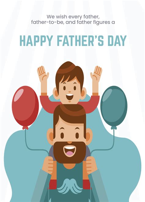 Free Father's Day Template to Edit Online