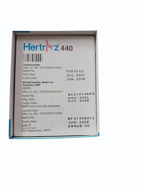 Trastuzumab For Injection - Hertraz 440mg Trastuzumab Injection Trader ...