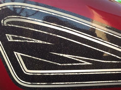 EastCoastVinylWerkz Motorcycle Gas Tank Decals/Sets - Old School Black ...