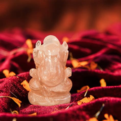 Rose Quartz Ganesh ji – Totapari